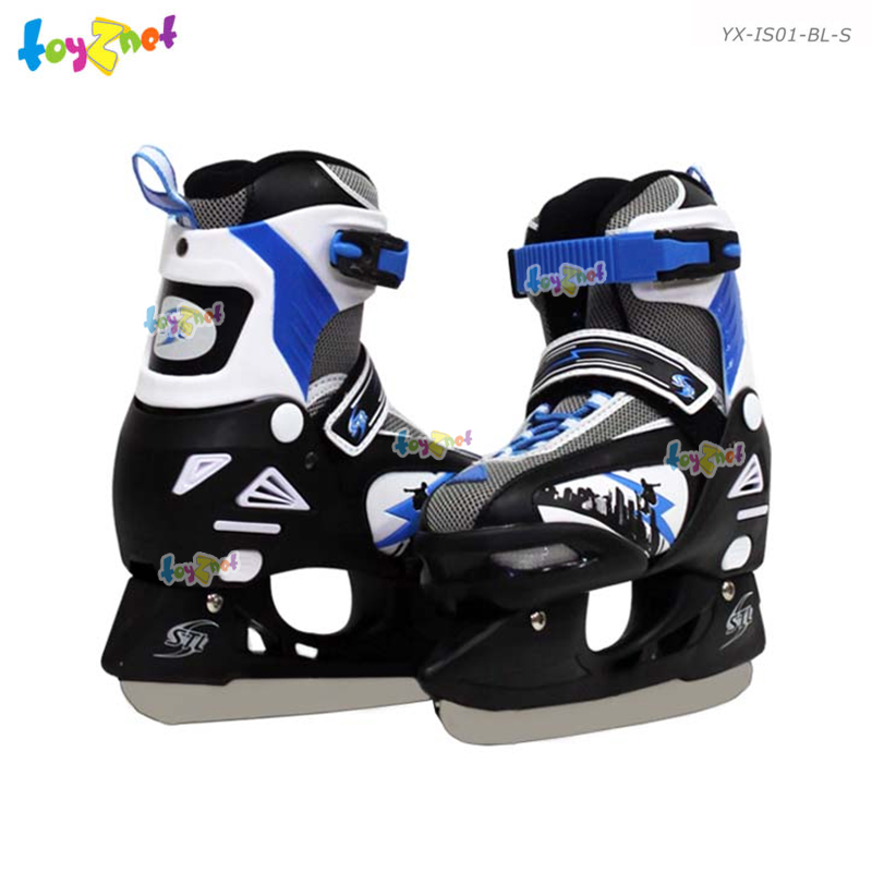 Toyznet ส่งฟรี รองเท้าสเก็ตน้ำแข็ง สีน้ำเงิน Size S (31-34) รุ่น YX-IS01-BL-S