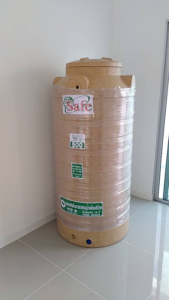 ถังน้ำ 500 ลิตร แกรนิตทราย ราคาพร้อมส่งกทม.และปริมณฑล 2490 แถมลูกลอย มีมอก.รับประกัน15ปี วัสดุFOODGRADE สำหรับบรรจุน้ำดื่มน้ำใข้