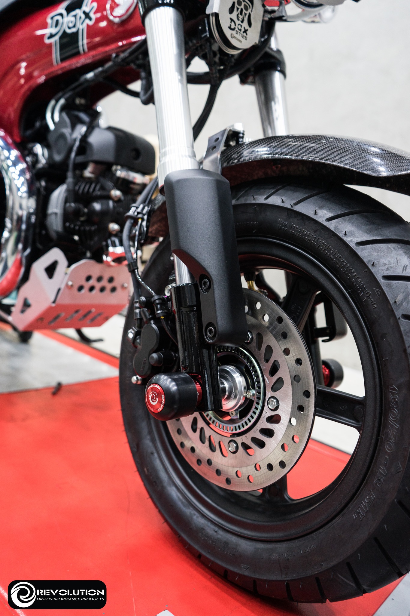 กันล้มครอบแกนล้อหน้าหลัง REVOLUTION ST-125Dax/MONKEY-125/CT-125/C-125/FORZA-300,350/PCX-160