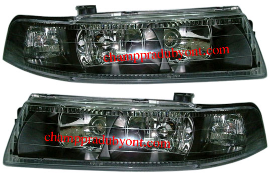 ไฟหน้า MITSUBISHI LANCER F-STYLE 00-02 ดำ