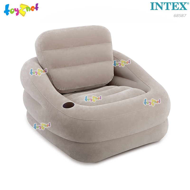 Intex Accent chair PVC Single (Gray) 0.97 x 1.07 x 0.71 m. No.68587