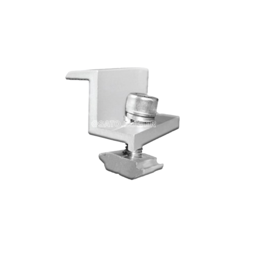 SFS-ECN-30/35/45 mm End-Clamp ตัวยึดแผงโซล่าเซลล์ สำหรับยึดเเผงโซลาร์เซลล์ / อุปกรณ์ยึด อุปกรณ์ซัพพอร์ทเเผงโซลาร์เซลล์