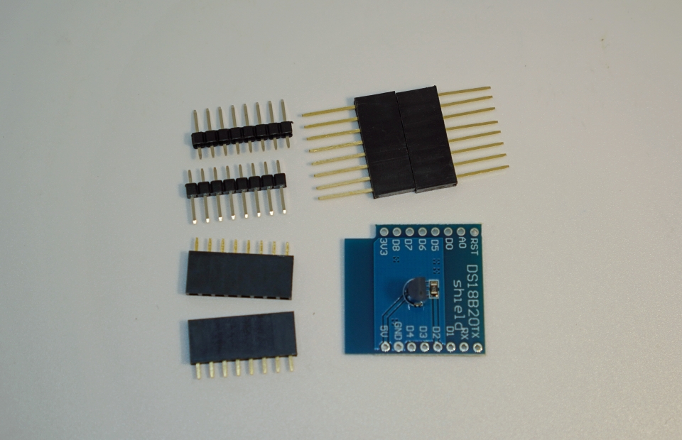 Wemos D1 – DS18B20 shield