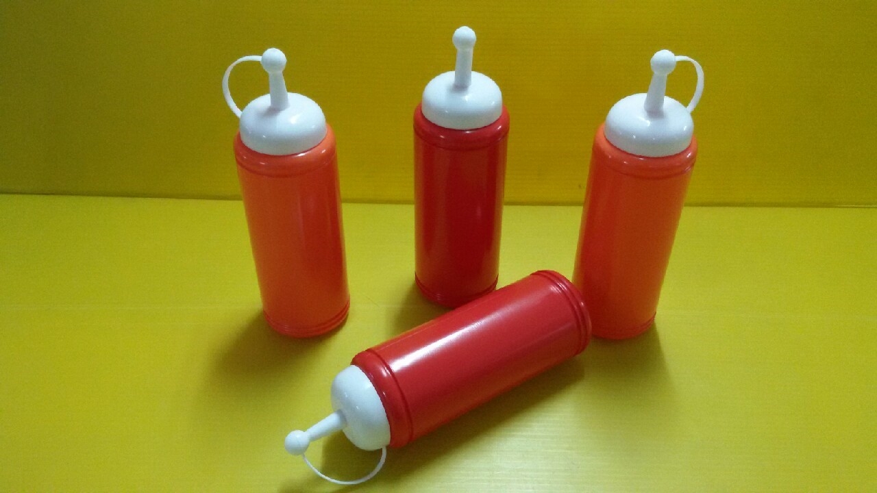 ขวดซอสกลาง No.1224 (FW) แดงส้ม