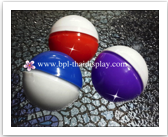 ลูกบอลพลาสติกทรงกลม คละสี