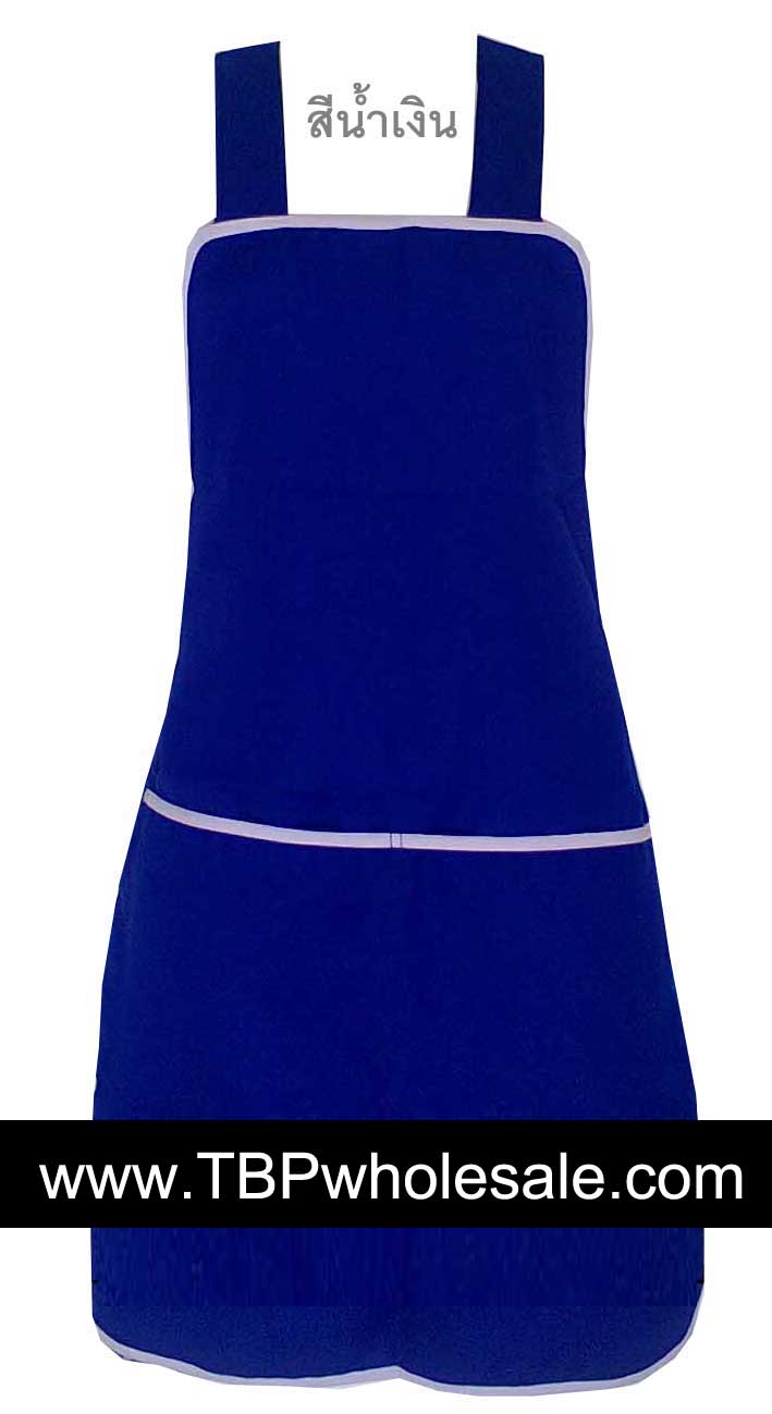 AP-002===ราคาส่ง 45 บาทต่อผืน ขั้นต่ำ 100 ผืน ผ้ากันเปื้อนเนื้อผ้าโซล่อนมีสายคล้องคอ,สายคาดเอว,กระเป๋าสองด้าน(มีหลายสีค่ะ) Tel:081-0110084/02-3972066