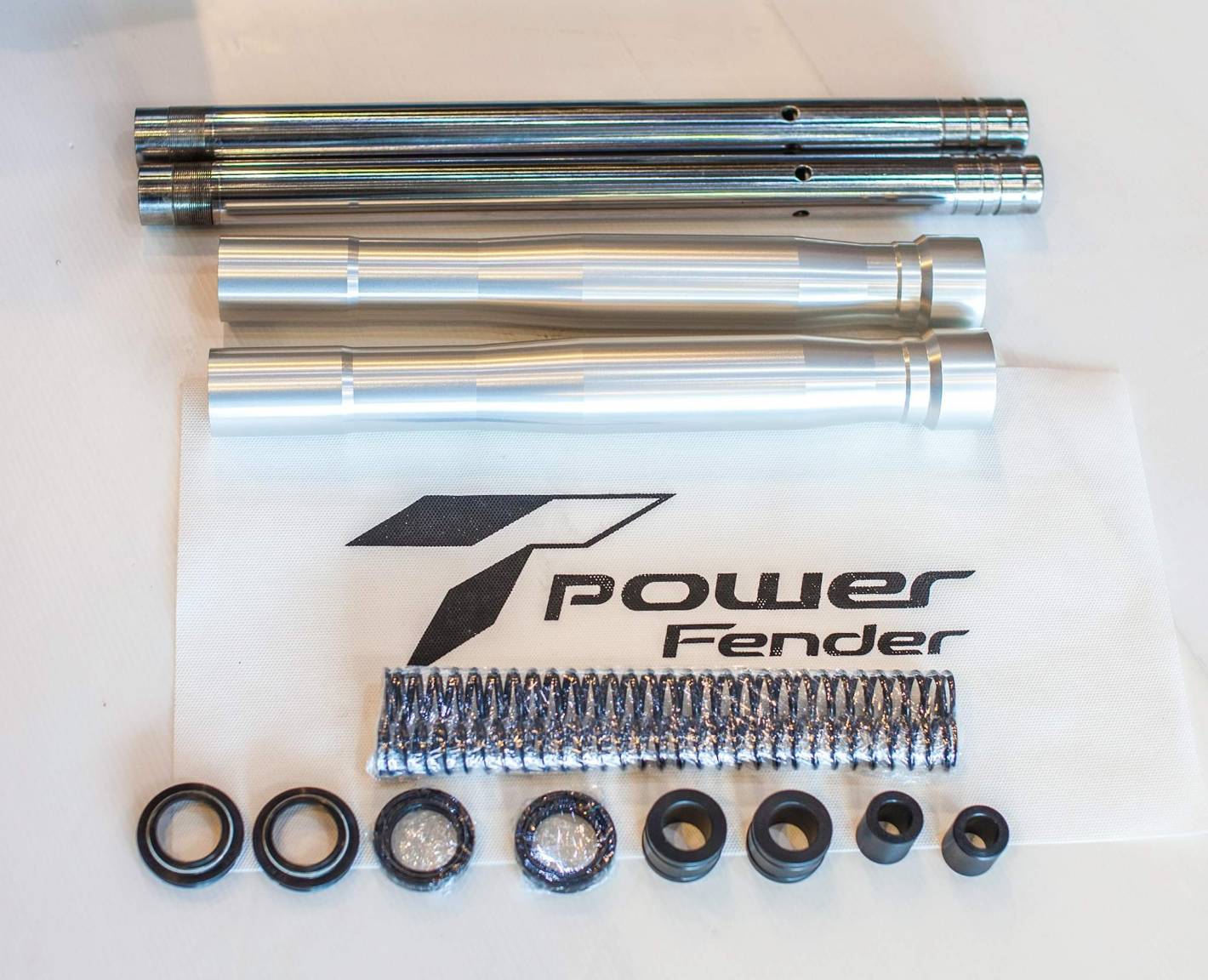 โช๊คหน้าแท้ พร้อมสปริงแบบโหลดหน้าเตี้ย3นิ้ว Power Fender MONKEY 125 ชุดละ11500