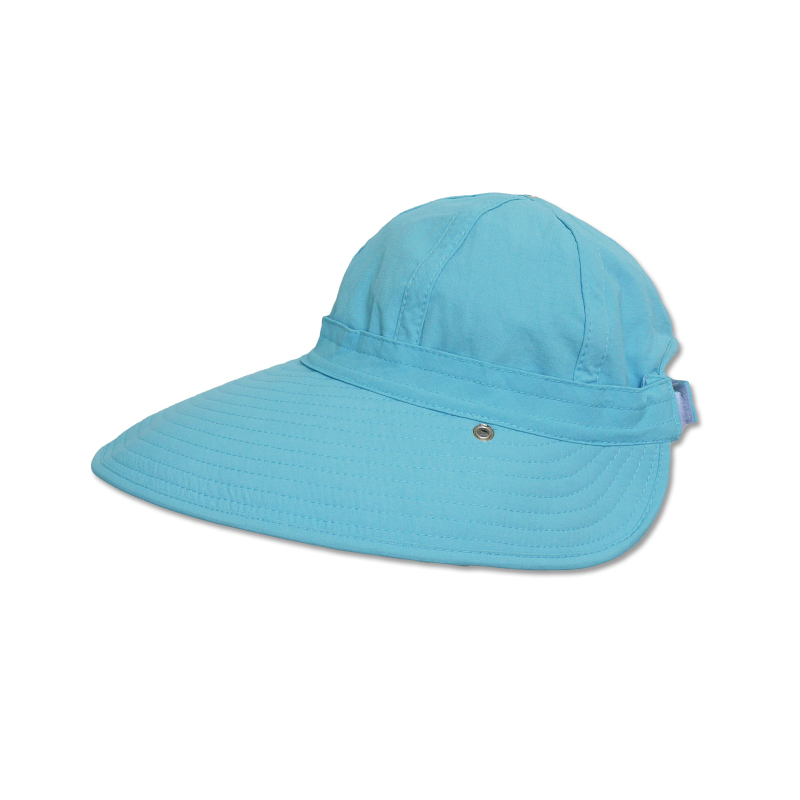 หมวกกันUV กันยูวี หมวกปิดหน้า ปิดคอ สีฟ้า มีผ้า2ชิ้น หมวกคลุมหน้า by Season Tales