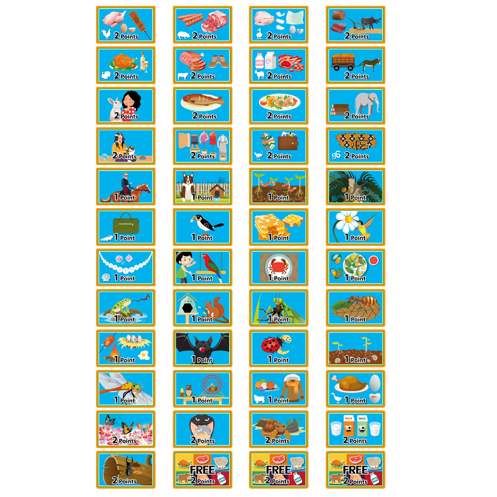 เกมกระดาน ชุดประโยชน์ของสัตว์ ET-540