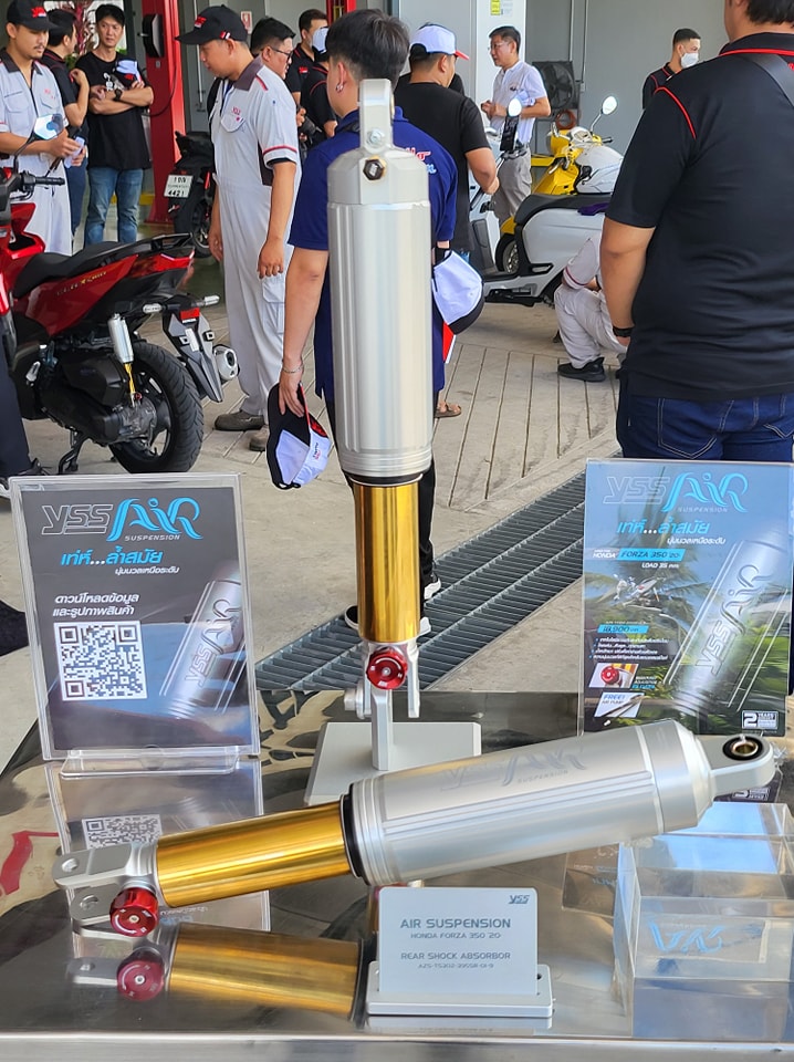 YSS AIR SUSPENSION โช็คถุงลม พร้อมติดตั้ง XMAX300 ราคา18900