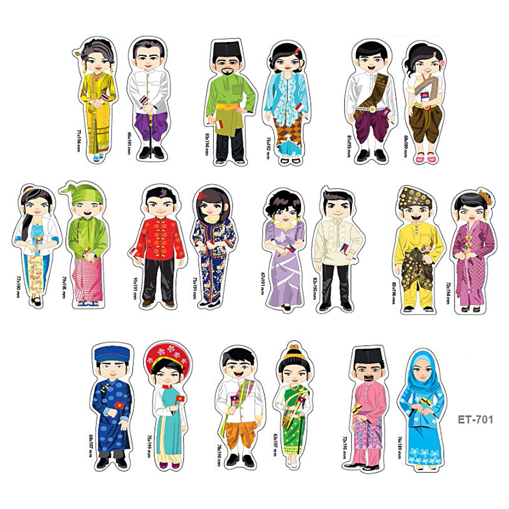 ตุ๊กตาชุดประจำชาติอาเซียน ET-701