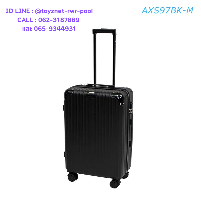 Fantastico Sapphire Suitcase 24in (61cm) Black no.AXS97BK-M