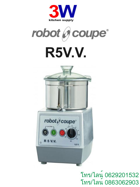 R5VV 2SPEED-ROBOT COUPE-CUTTER MIXER 5.5 LTS.
