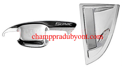 ถ้วยรองมือเปิดประตูโครเมี่ยม CHEVROLET SONIC 12-16 5D
