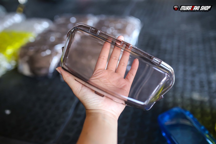 กรอบไฟท้ายGiorno สีใส-สโม๊ค-เหลือง-น้ำเงิน ราคา650