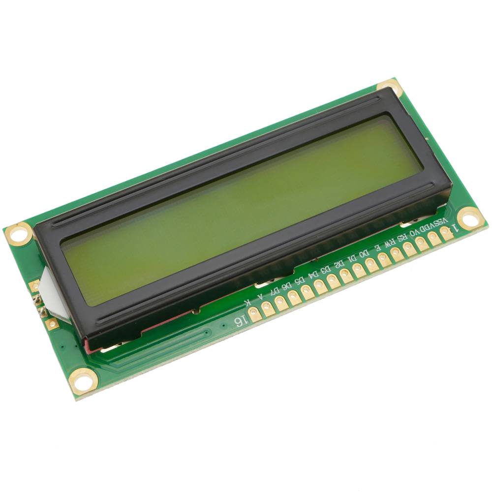 1602 LCD (Yellow Screen) 16x2 LCD with backlight of the LCD screen พร้อม I2C Interface