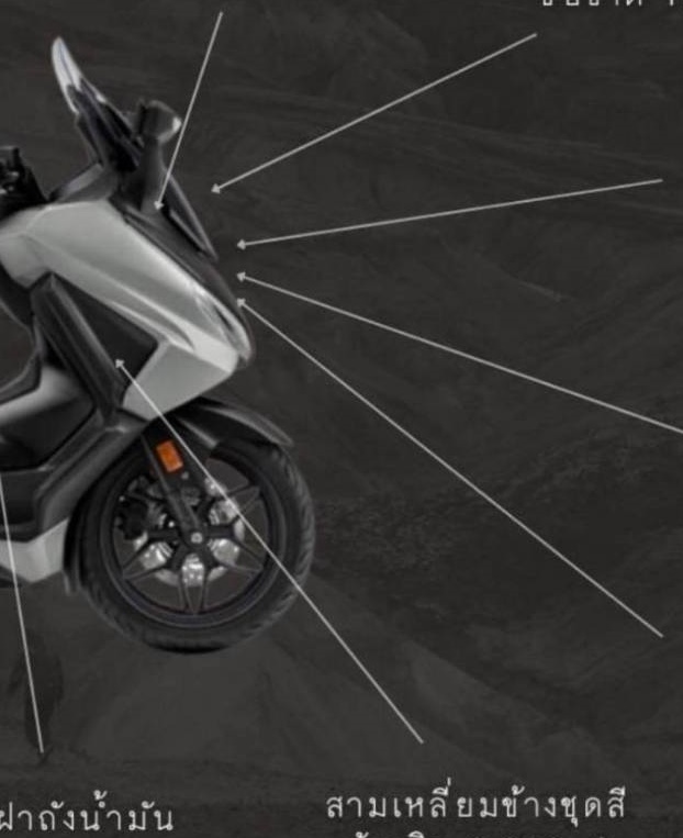 สามเหลี่ยมข้างชุดสี Forza 350 ราคา 3400