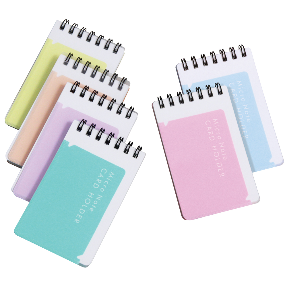 Spiral Notebooks with PP Covers and Card Pocket MN-700