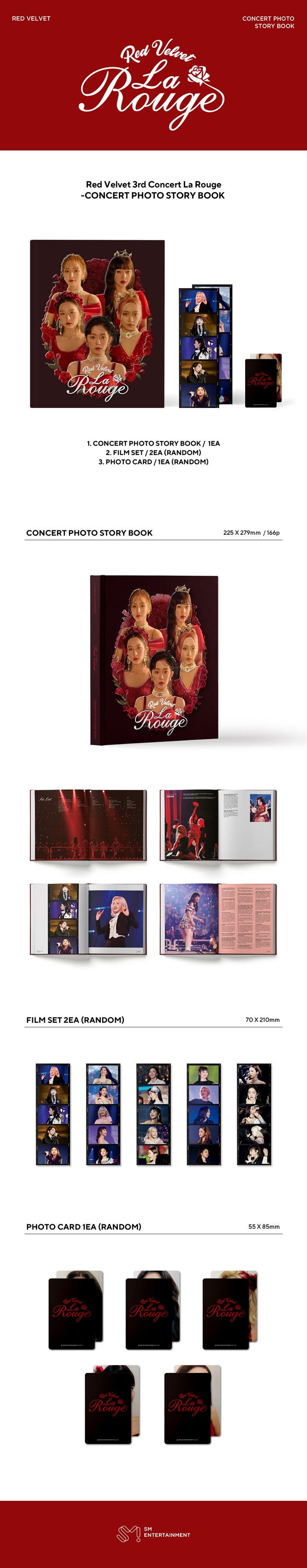 [PRE-ORDER] RED VELVET - 3rd Concert "LA ROUGE" Concert Photo Story Book
