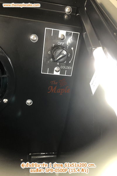 ตู้แช่เครื่องดื่ม 1 ประตู อบสีดำ SANDEN รุ่น SPB-0500P