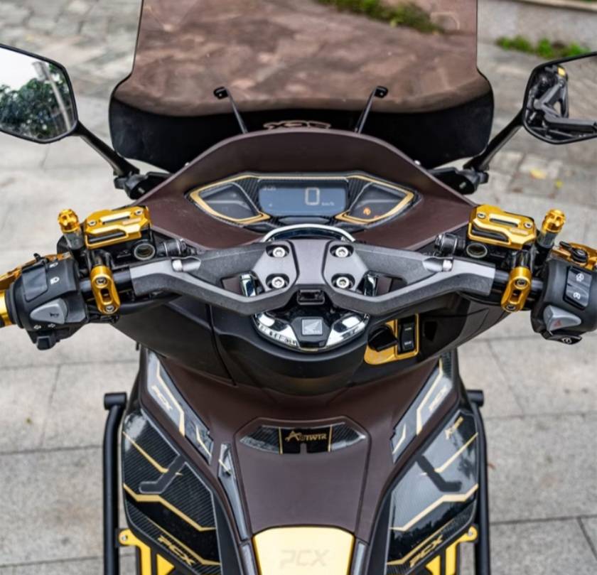 แฮนด์บาร์รถจักรยานยนต์【SEMSPEED】สําหรับHonda PCX150 PCX160 PCX125 2012-2024 ราคา2400