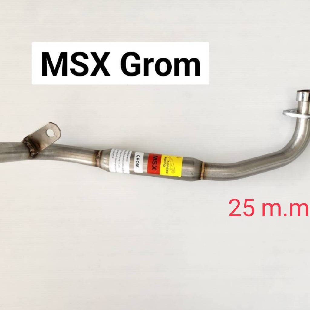 MSX Grom คอท่อ Stainless