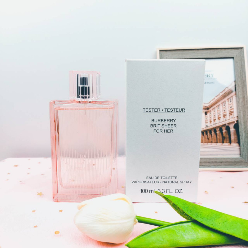 น้ำหอม Burberry brit sheer edt 100ml TESTER น้ำหอมแท้ น้ำหอมแบรนด์เนม