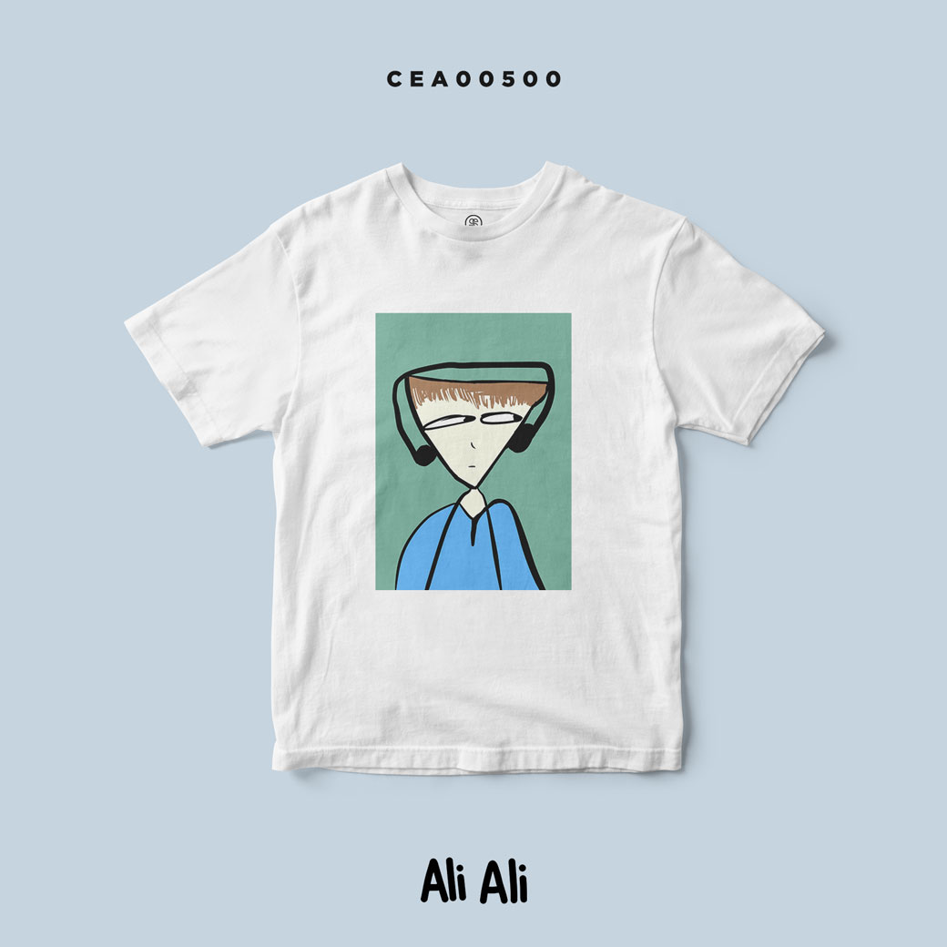 เสื้อยืด พิมพ์ลาย T-SHIRT Ali Ali Quaint Music II CEA00500 #เสื้อ #เสื้อยืด #AliAli #SHOPTER