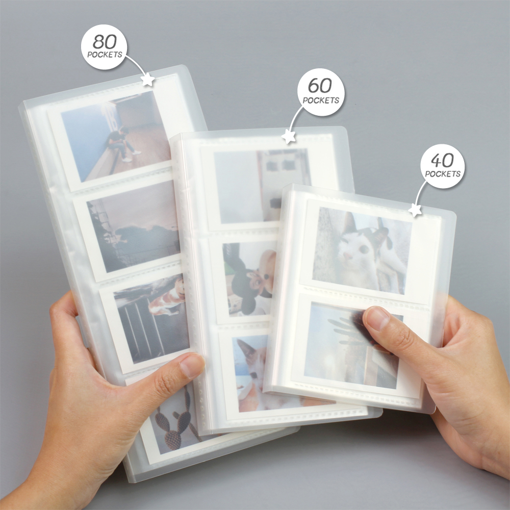 Card Book with transparent covers