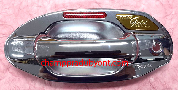 ครอบมือเปิดพร้อมถ้วยรองโครเมี่ยม ISUZU MU-7 2005-2013 ทรง GOLD SERIES
