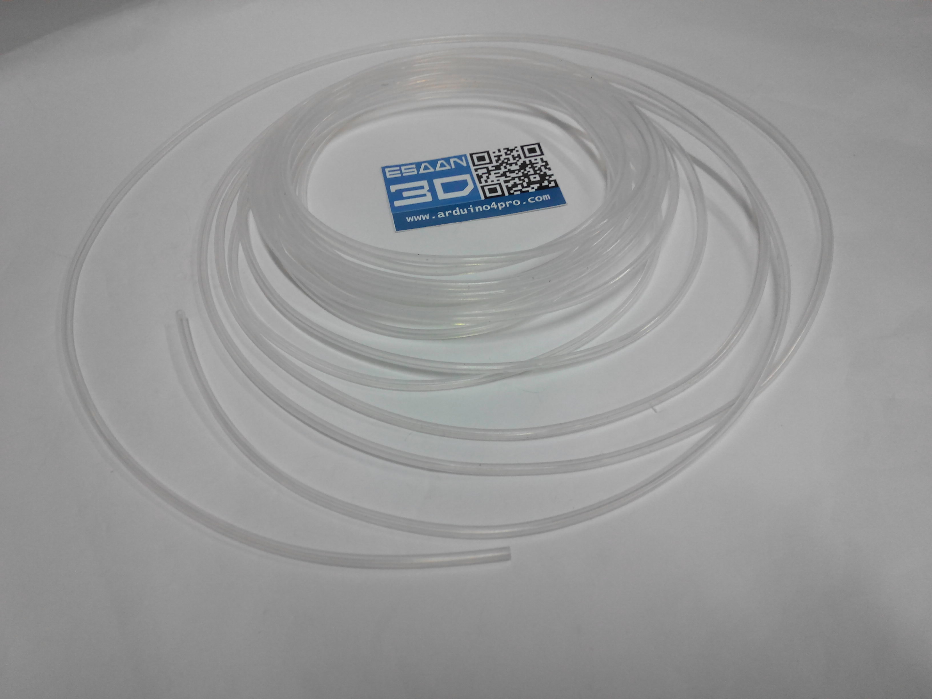 PTFE Teflon Tubes แบบใส สำหรับ 1.75mm (65 บาท / เมตร)