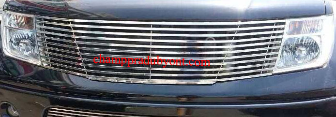 กระจังหน้า NISSAN NAVARA 07-12 ทรง VIP สแตนเลส