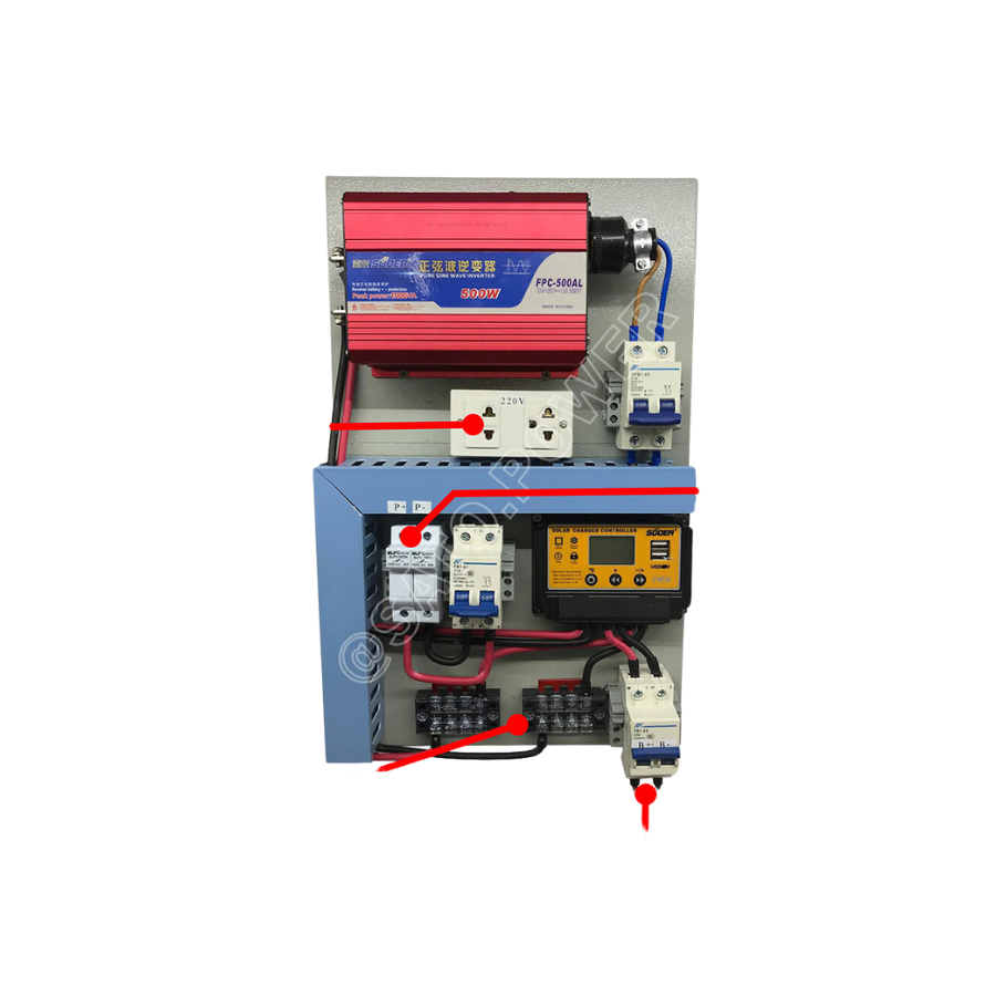 /ST/ ชุดนอนนา 500W Pure Sine Wave Inverter ชุดต่อแผงโซล่า ชุดแผงต่อโซล่า, ชุดนอนนา, ชุดต่อแผง, แผงต่อแผ่นโซล่า, ชุดต่อแผง By ซาโต้ พาวเวอร์ Sato Power
