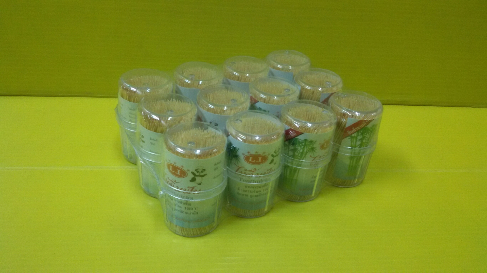 จิ้มฟันขวด ใส(LI)