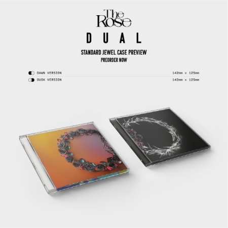 [PRE-ORDER] The Rose - 2nd Album "DUAL" (Jewel Case Album)