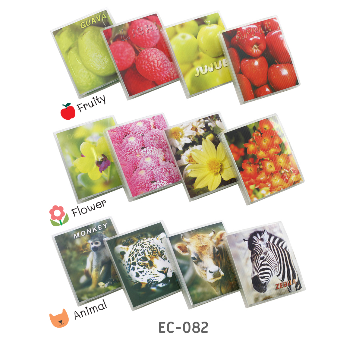 สมุดใส่การ์ด 40 ช่อง EC-082