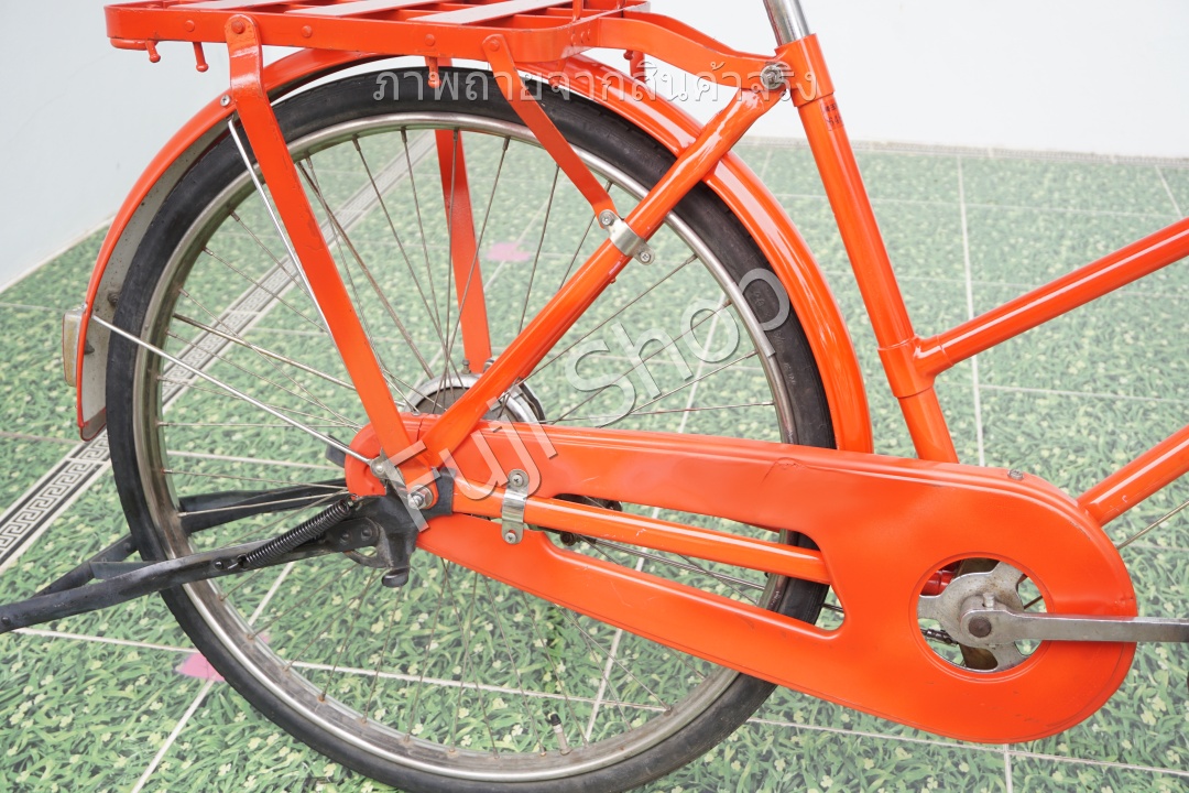 จักรยานไปรษณีย์ญี่ปุ่น - ล้อ 26 นิ้ว - ไม่มีเกียร์ - สีส้ม [จักรยานมือสอง]
