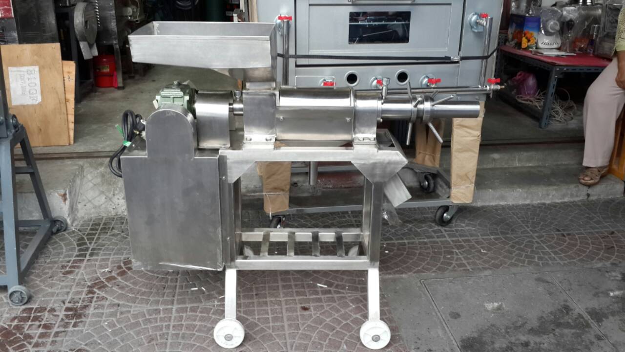 เครื่องคั้นกะทิ 4น็อต 1HP คั้นน้ำผลไม้ แบบจรวด สแตนเลส ทั้งตัว รุ่นที่ 1