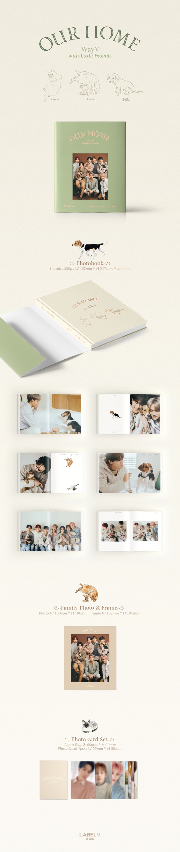 [PRE-ORDER] WAYV - Photobook "OUR HOME : WAYV WITH LITTLE FRIENDS"
