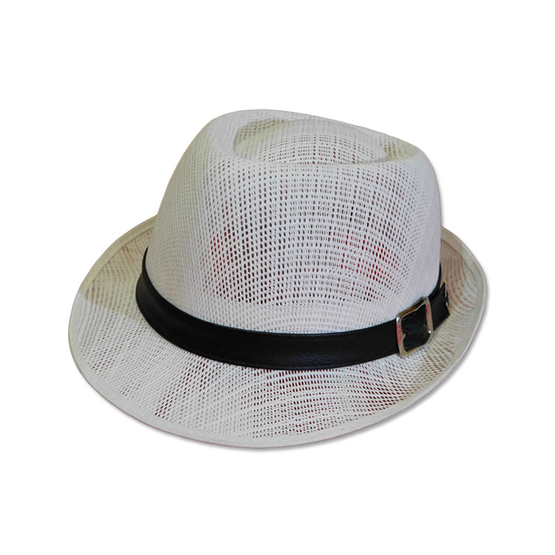 หมวกปานามา Trilby เนื้อแข็ง (สีขาว) by Season Tales