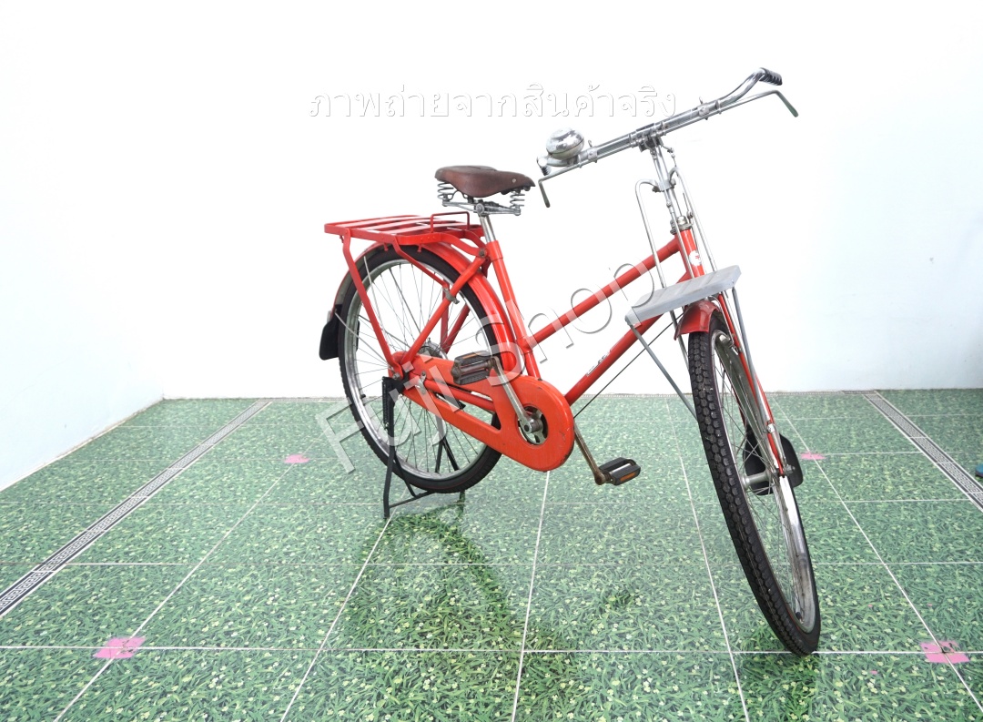 จักรยานไปรษณีย์ญี่ปุ่น - ล้อ 26 นิ้ว - ไม่มีเกียร์ - สีส้ม [จักรยานมือสอง]