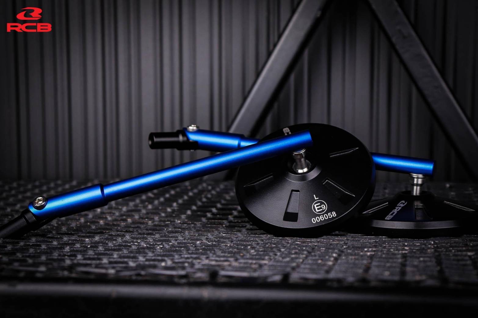 กระจก RCB S6 side mirror มี 4 สี ดำ,แดง,น้ำเงิน,เงิน