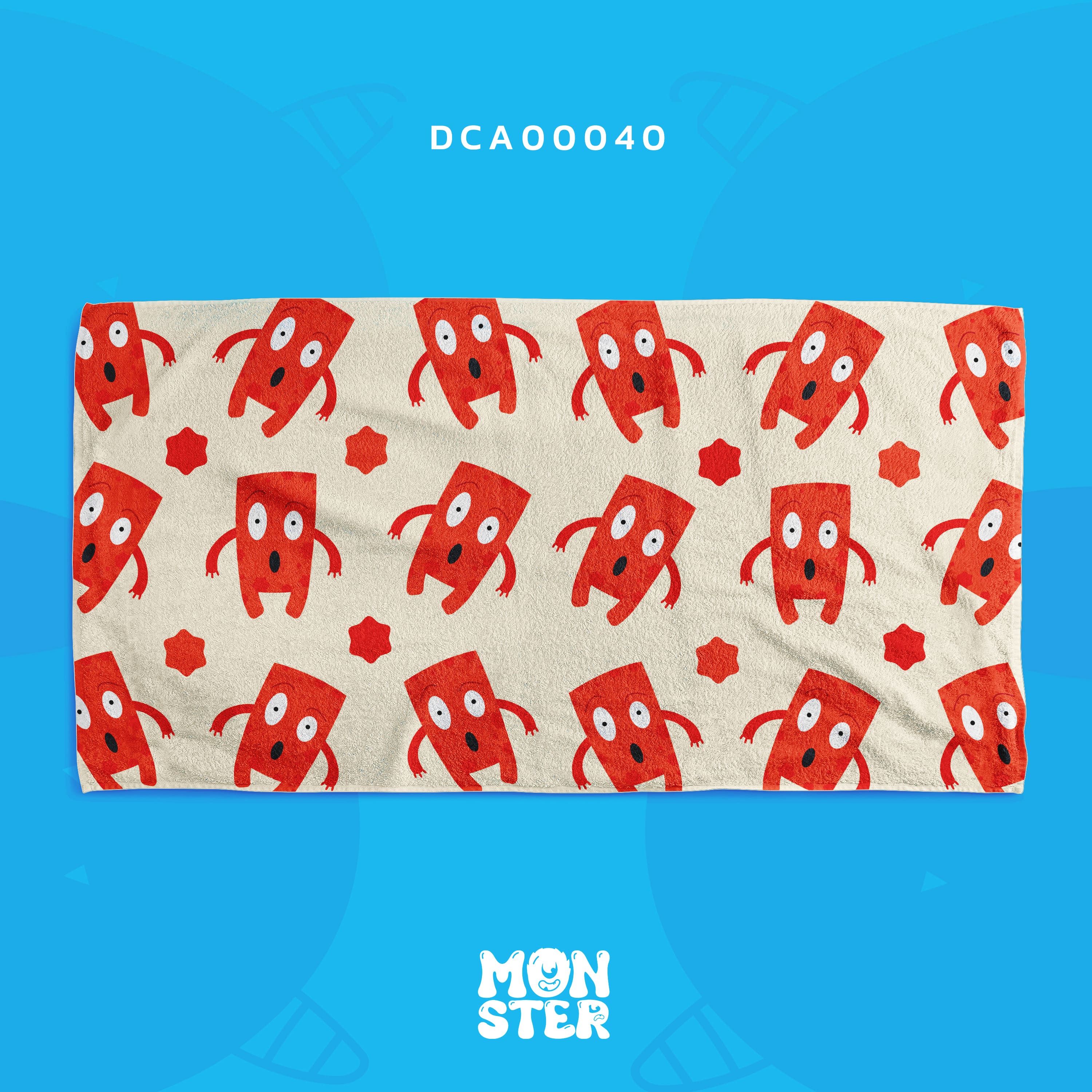 Towel ผ้าเช็ดตัว ลาย Monster Art 8 DEA00040 #Monster