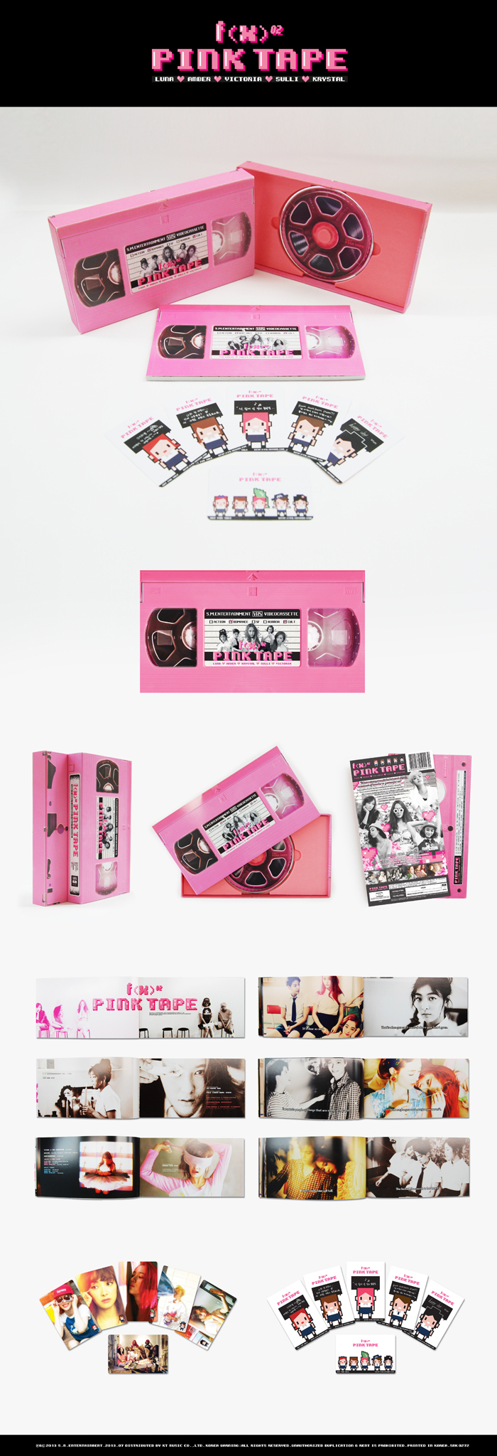 [PRE-ORDER] f(x) - 2nd Album "Pink Tape"