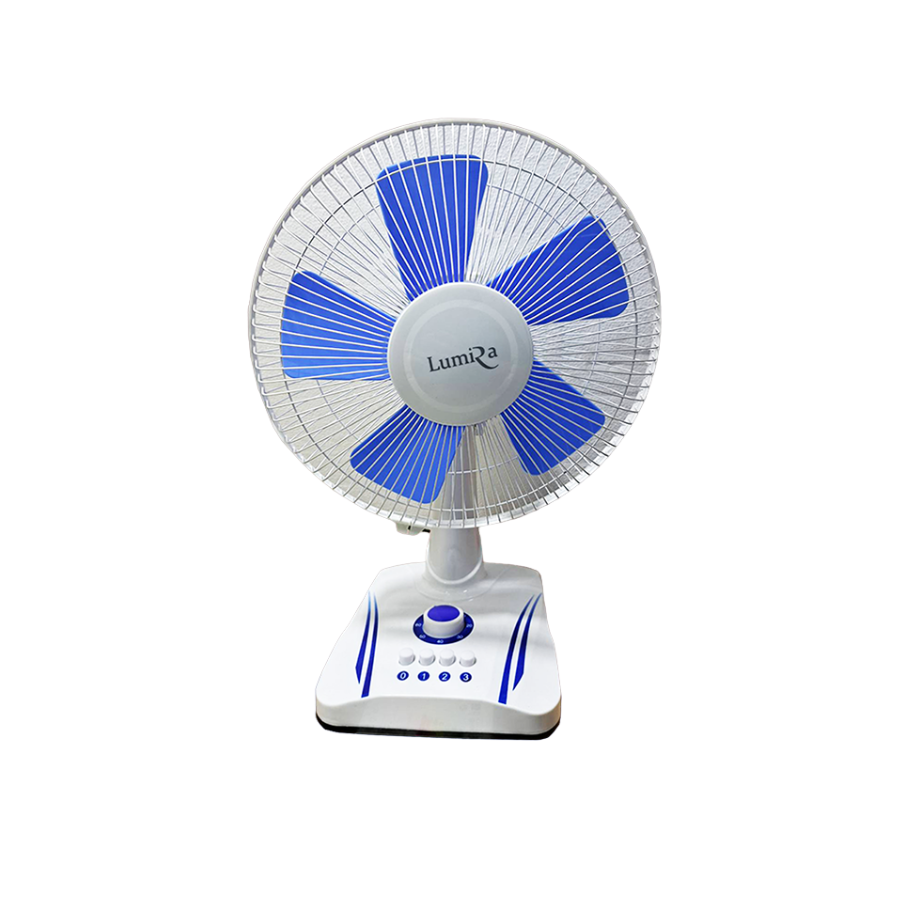 /NC/ พัดลมคีบเเบตเตอรี่ 12V ยี่ห้อ LUMIRA รุ่น LFN-033 ปรับได้ 3 ระดับ 5 ใบพัด ขนาด 12 นิ้ว ใช้กับเเบตเตอรี่ 12V