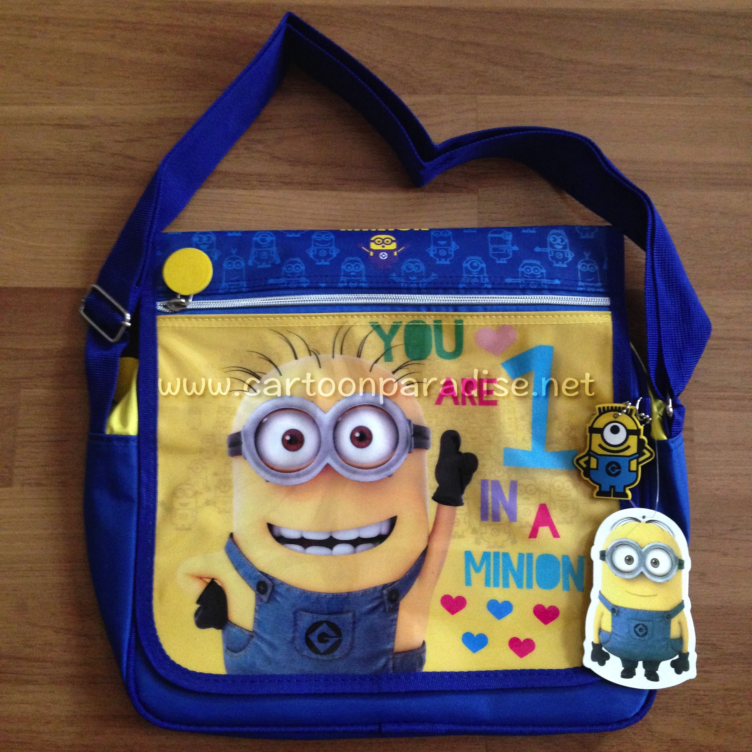 กระเป๋าใส่เอกสาร เดสพิคเคเบิ้ลมี มินเนี่ยน Despicable Me Minion Le Buddies Messenger Bag
