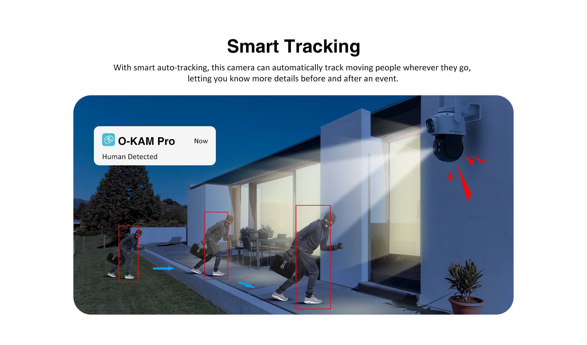 Vstarcam C622DR กล้องวงจรปิดระบบ IP WIFI 1+1 MP กล้องเลนส์คู่ Color Night Vision มีไมค์และลำโพงในตัว ติดตั้งภายนอกได้ BY BILLIONAIRE SECURETECH C622DR