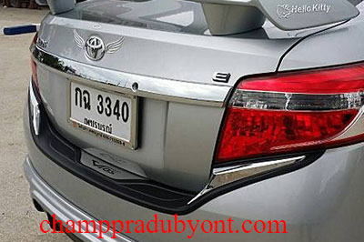 ครอบกันชนท้าย TOYOTA VIOS 13-16 FITT