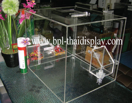 ตู้พ่นยาสัตว์เลี้ยงหรือให้อ็อกซิเจนสัตว์ป่วย (หนา4.76มม.)