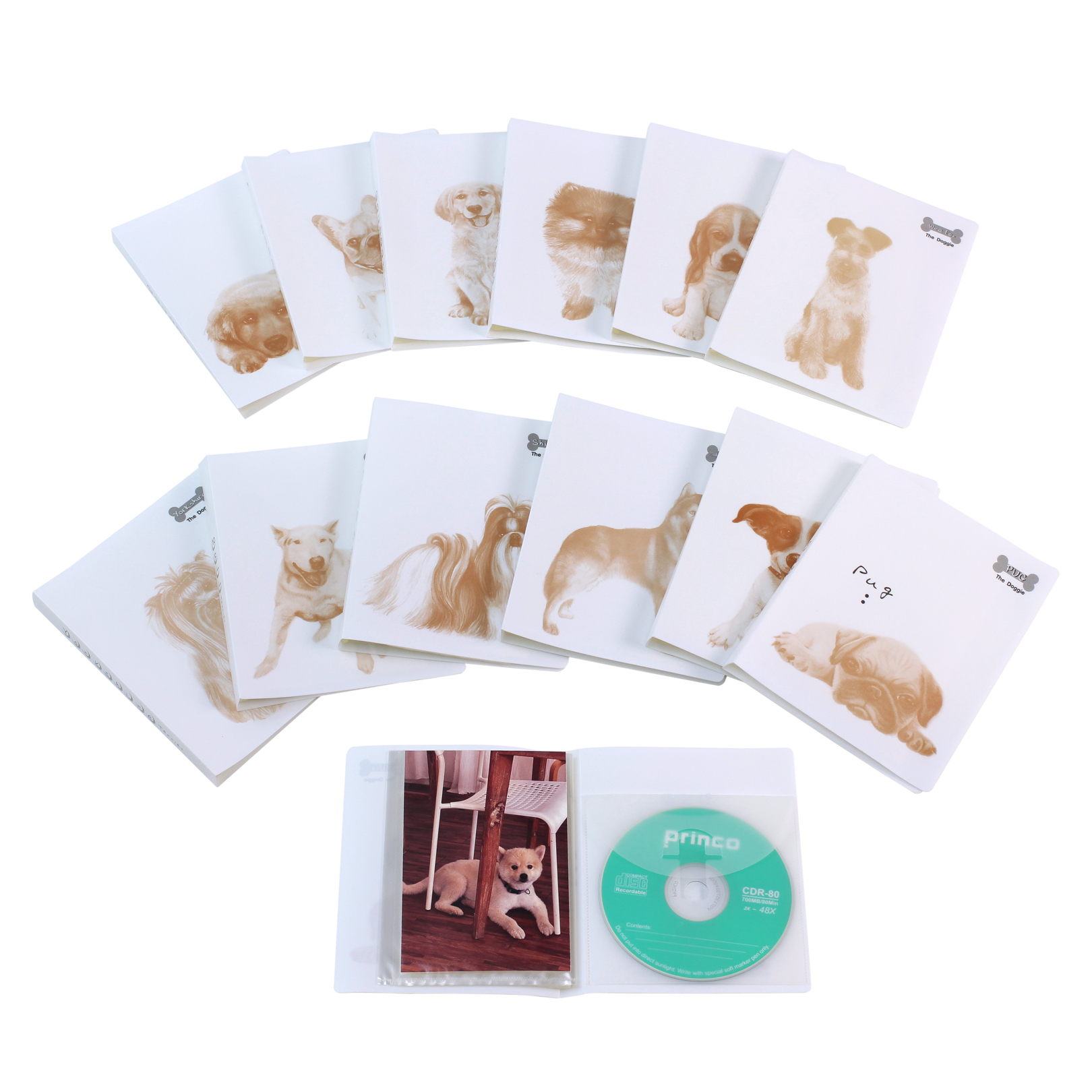 Photo Albums 4x6 inch with The Doggie Pattern Printed